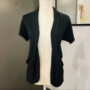 THE IMPECCABLE PIG Open Cardigan Short Sleeve Two Pockets